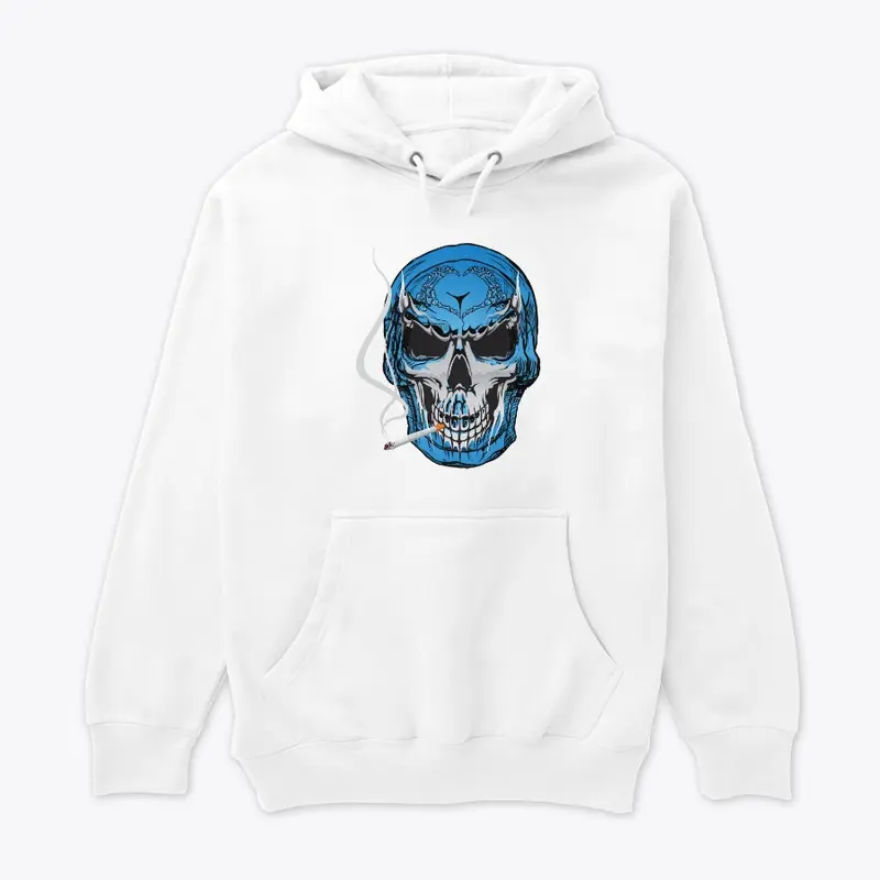 Blue Skull Unique Design