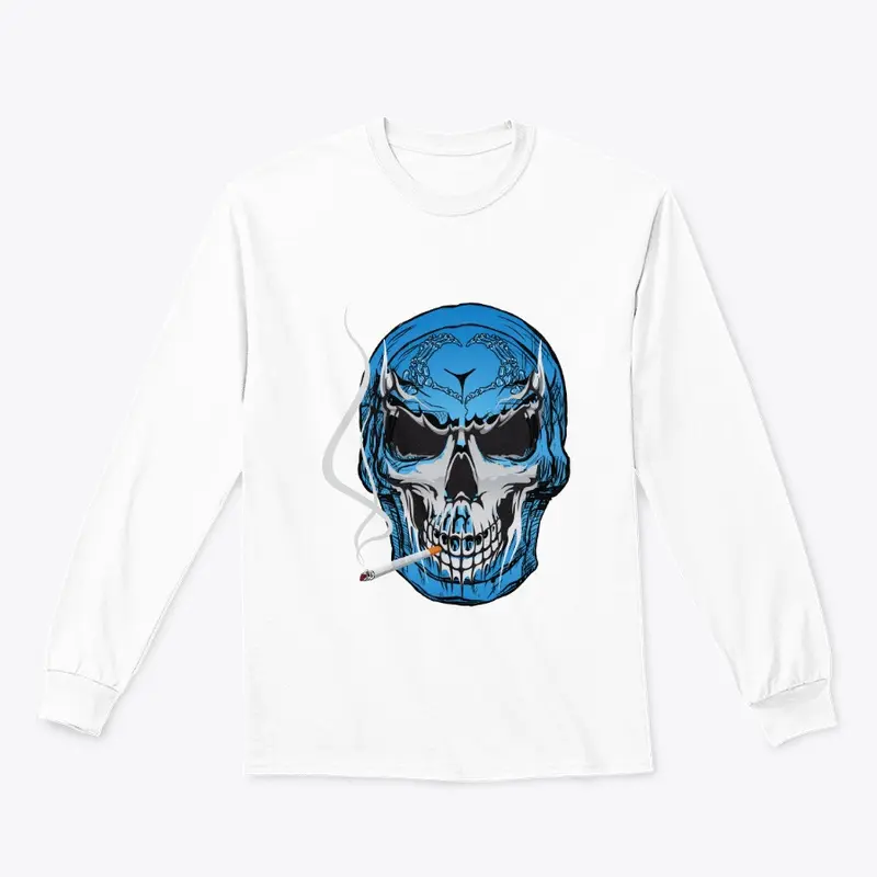 Blue Skull Unique Design