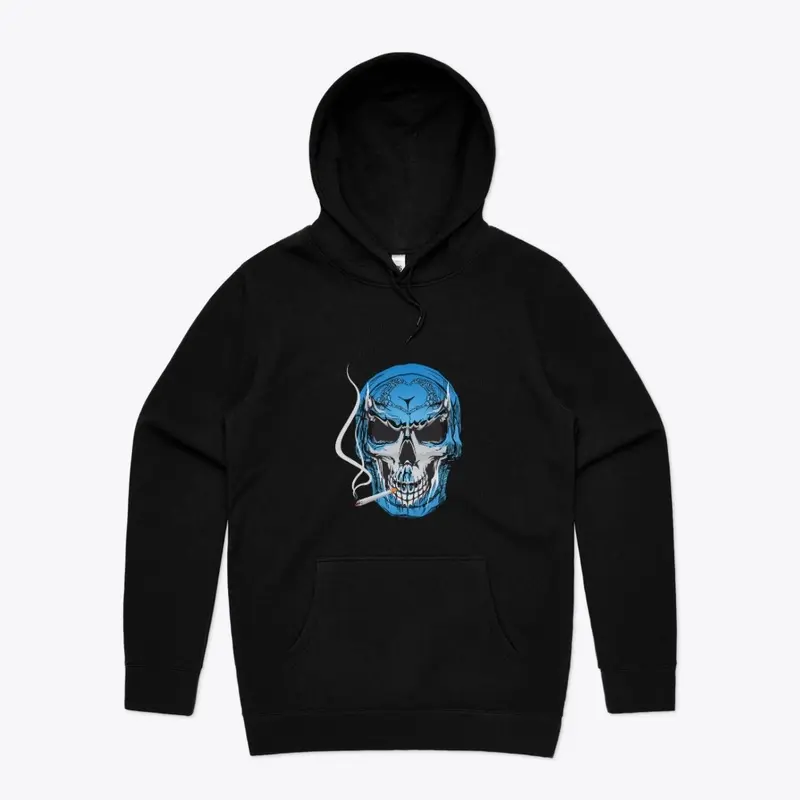 Blue Skull Unique Design