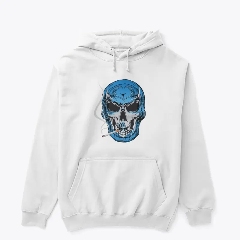 Blue Skull Unique Design